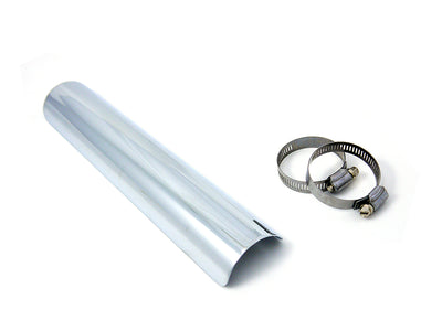 12 inch Exhaust Heat Shield Chrome