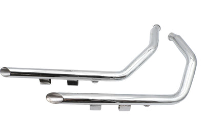 Ultima Exhaust 2 inch Drag Pipe Set Slash Cut Ends