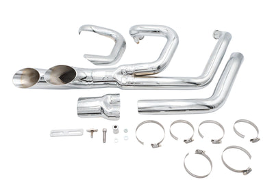 Wyatt Gatling Afterburner Exhaust System Chrome