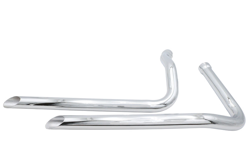 Ultima Panhead Exhaust Drag Pipe Set Slash Cut - 60200