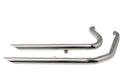 Big Growl Straight Shooters Exhaust Pipe Set Chrome - 60304