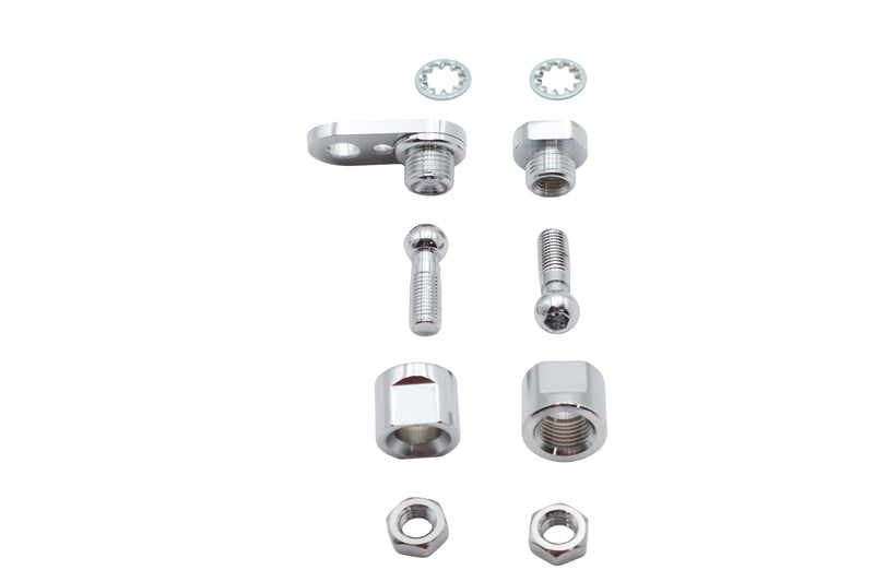 Chrome Front Turn Signal Clamp Ball Stud