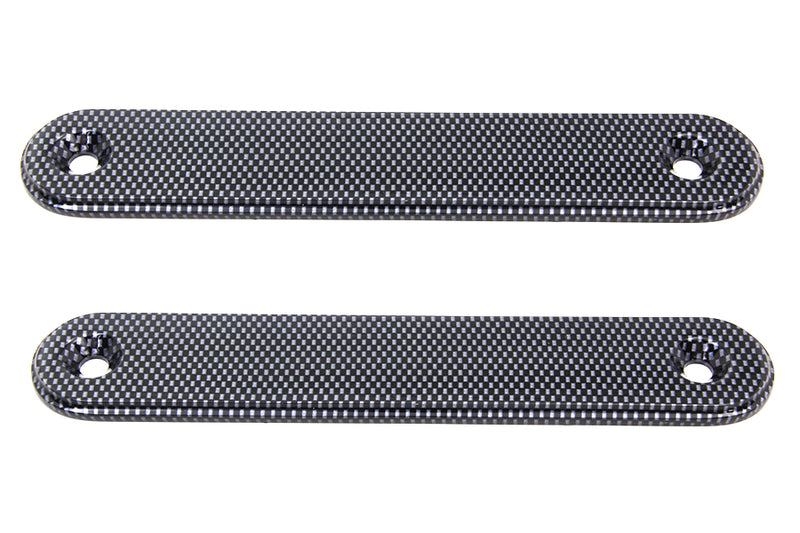 Carbon Fiber Spotlamp Eliminator Bracket Set