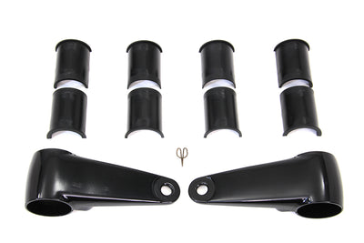 Side Mount Headlamp Bracket Kit Black