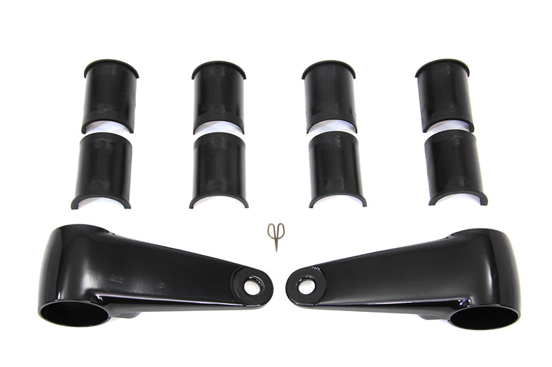 Side Mount Headlamp Bracket Kit Black