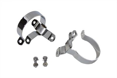 3-1/4 inch Muffler Body Clamp Set Chrome