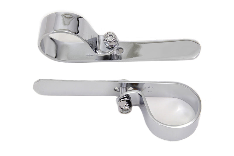 Chrome 1-3/4 inch Exhaust  inchP inch Clamp Set