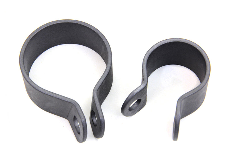 Front Exhaust Parkerized Clamp Set