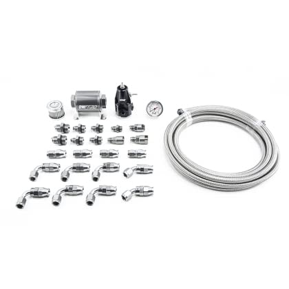 DeatschWerks - X2 Series Pump Module -6AN CPE Plumbing Kit for 2010-15 Camaro Base or SS (6-609)