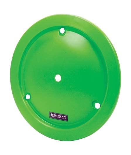 Allstar Performance ALL44289 44289 Mud Cover - Quick Turn Fastener - Plastic - Fluorescent Green - 15 in Beadlock Wheels - Each