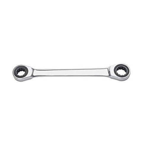 Titan Ratcheting Double Box Wrench - 14mm x 15mm, Model# 13523
