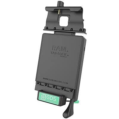 RAM MOUNTS UNPKD RAM GDS Locking Vehicle Dock with Audio Jumper Cable, RAM-GDS-DOCKL-V2-SAM35-AUD1U (Dock with Audio Jumper Cable for Samsung TAB A 8.0 (2017))