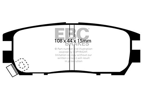 UD567 REAR EBC OE Brake Pads