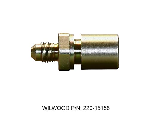 Wilwood 220-15158 FITTING,ADAPTER,TUBE,-3 TO 3/8-20