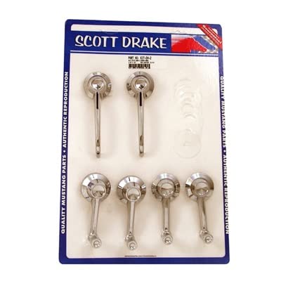 Scott Drake KIT-DH-2 64-65 Door Handle & Window Crank Kit (Early)