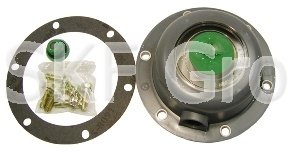 SKF Oil Fill 6 Bolt Hubcap, 7.34" Outer Diameter Bearing Cap Seal 1670 for Ford Freightliner