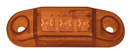 Pacer Performance 20-602 3-Diode Sealed Amber LED Running Light with Amber Lens