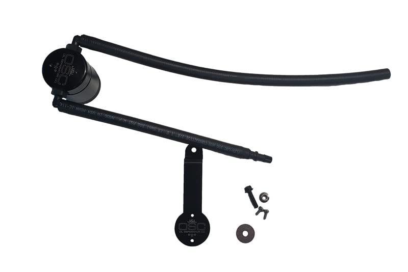J&L Oil Separator 3.0 3045P Compatible with 1986-1993 Mustang 5.0 302 Passenger Side (Black)