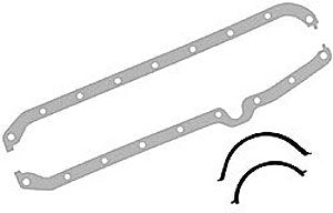 TRANS-DAPT PERFORMANCE - HEAVY-DUTY OIL PAN GASKETS-BB CHEV (9017)