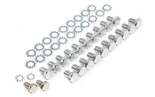 Trans-Dapt 9272 Chrome Oil Pan Bolts