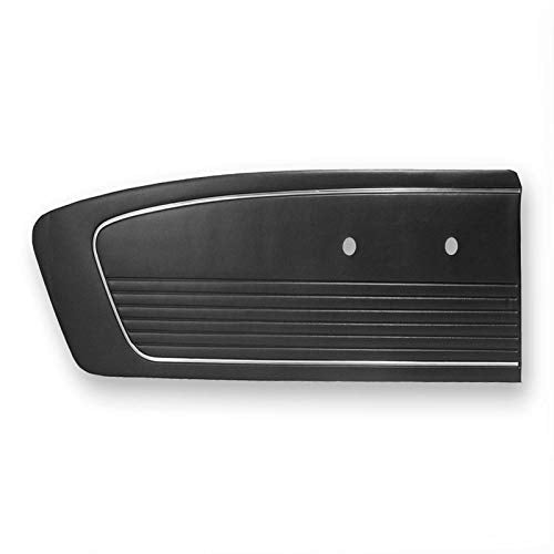 Scott Drake C6ZZ-65239423BK 1966 Standard Door Panels Black