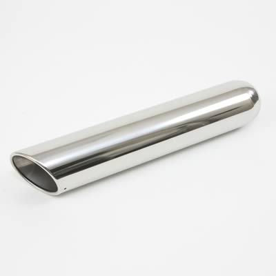 Stainless Steel Inside Rolled Angle Cut Tip 2.25x4x18