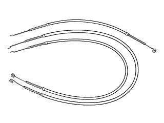 Scott Drake C5ZZ-18518-52-K 1965-1966 Heater,Temperature,Defroster Control Cables