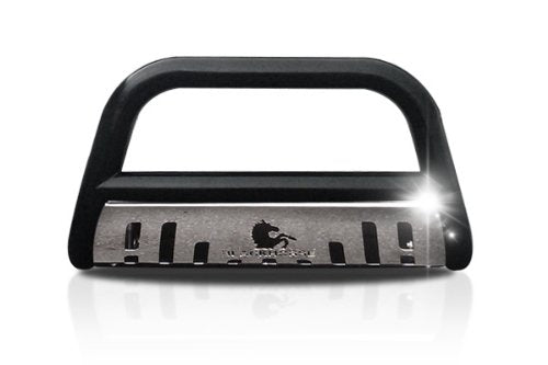 Black Horse Bull Bar Skid Plate Black Compatible with 2004-2011 Mitsubishi Endeavor-CBBS-MIB8001SP