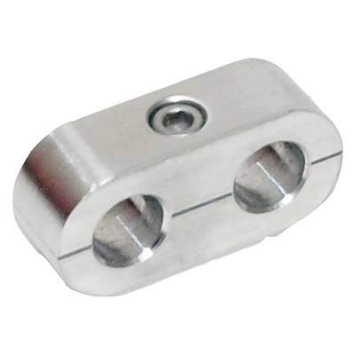 DUI 9002 Billet Aluminum Wire Looms 2 Hole Wire Loom 1/pkg.