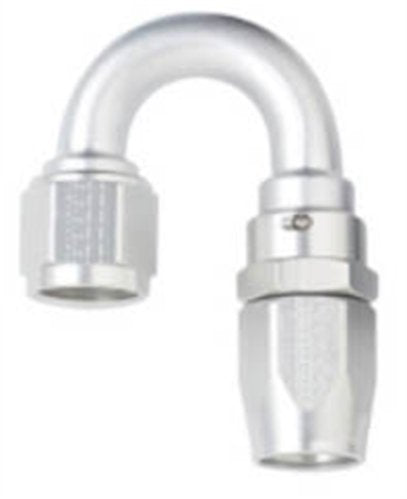 Fragola -12AN x 180 Degree Power Flow Hose End - Clear