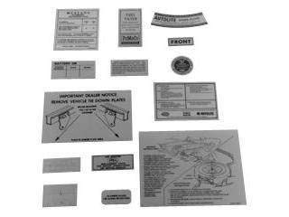 Scott Drake DK-26 14 Piece Decal Kit