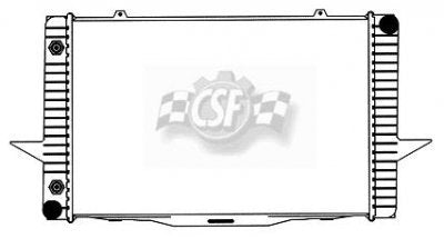CSF 3331: Radiator Volvo 850 2.4L 1997-1993; Volvo S70 2.4L 1998; Volvo V70 2.4L 1998