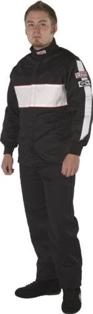 G-Force 4385XXXBK GF 505 Black XXX-Large Triple Layer Racing Jacket