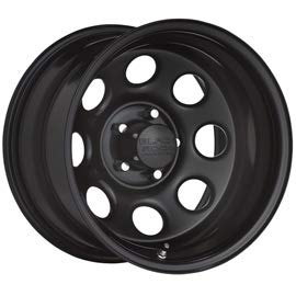 Black Rock Type 8 Series 997 Steel Wheel - 16x7 - Bolt Pattern 5x5.5 - Back Spacing 4 - Satin Black