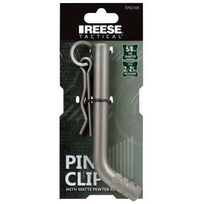 Power Pin &amp Clip, Pewter, 5/8-In.