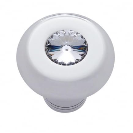 United Pacific 23584 Small Deluxe Dash Knob W/Clear Diamond