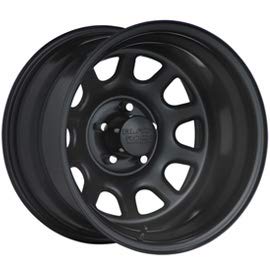 Black Rock Steel Wheel 942 Type D - 16x8 - Bolt Pattern 5x4.5 - Back Spacing 4.25 - Satin Black