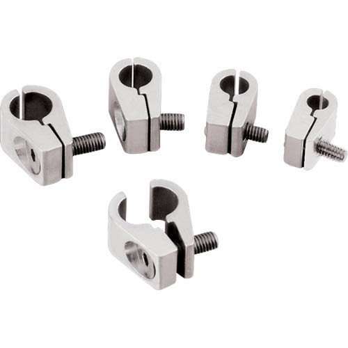 Billet Specialties 65410-999 Bulk Billet Aluminum Line Clamps 3/8 in. Stainless