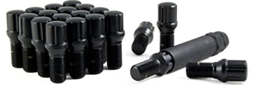 Gorilla Automotive 17179SDBC-20 5Lug Sd Cone Bolt 12-1.50 WIK Blk 28.0Mm