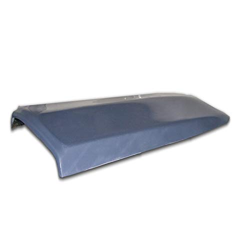 Scott Drake Fiberglass Bond-On Hood Scoop in a Semi-Gloss Gray Finish, Compatible with 1965-1966 Ford Shelby Mustang GT350, Model S1MS-16025