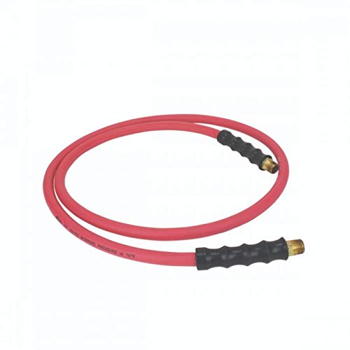 Milton 2770-6LH 3/8" x 6' Leader Hose, 3/8" NPT