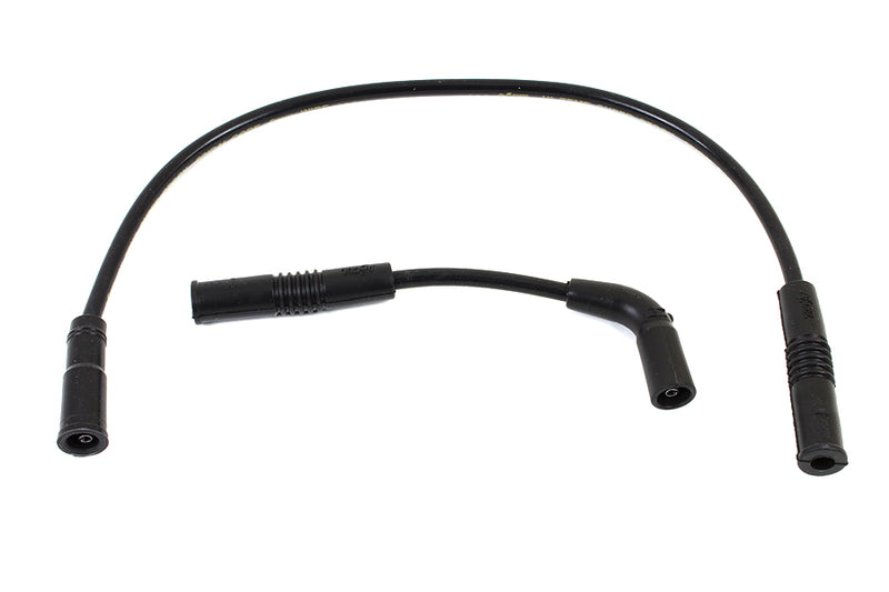 Accel 8mm S/S Spiral Core Ignition Wire Set Black - 171110K