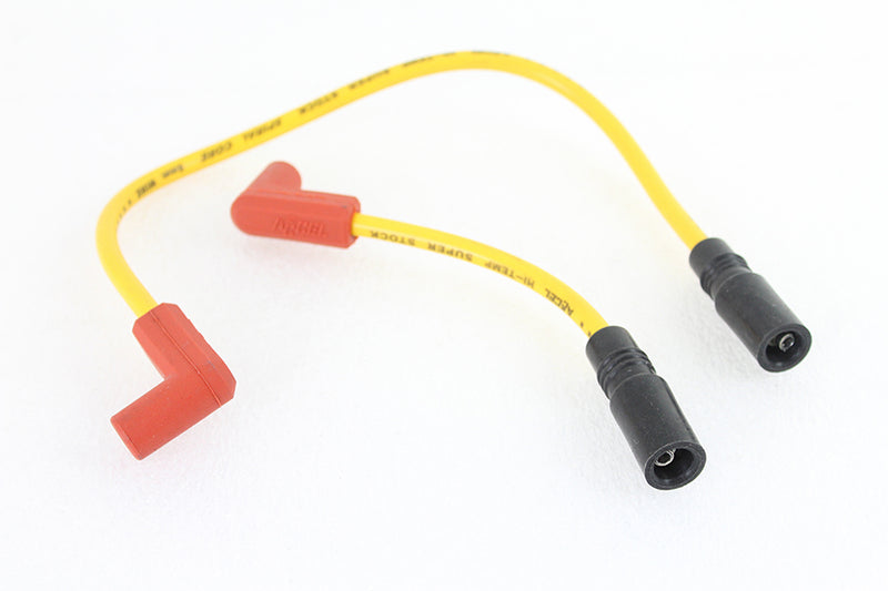 Accel 8mm S/S Spiral Core Ignition Wire Set Yellow