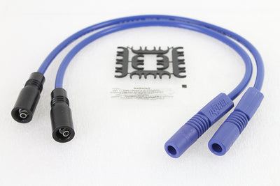 Accel 8mm S/S Spiral Core Ignition Wire Set Blue