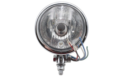 4 inch Round Headlamp 12 Volt Chrome