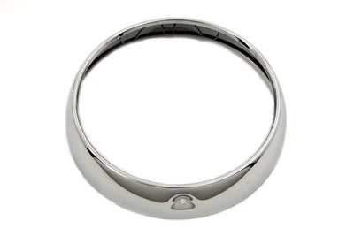Chrome Contoured 7 inch Headlamp Rim