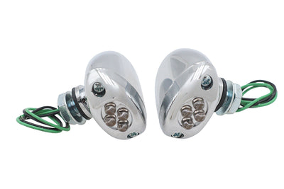 LED Green Marker Lamp Set Center Mount