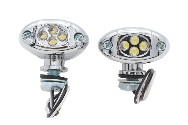 LED Clear Marker Lamp Set Center Mount