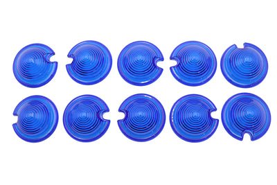 Bullet Style Marker Lamp Blue Lens