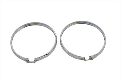 5-3/4 inch Headlamp Chrome Outer Rim Set